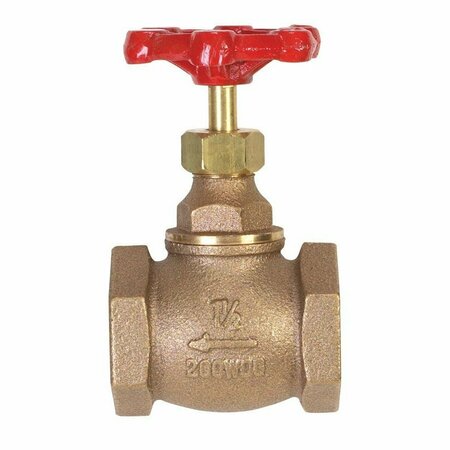 MUELLER Valve 1-1/2 Nl Brass Globe 106-007NL